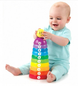 Fisher Price пирамида Stack & Roll (4 фото из 4)