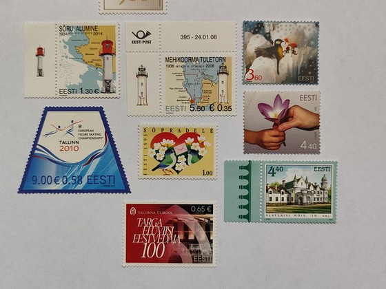 Puhtad Eesti postmargid MNH.
