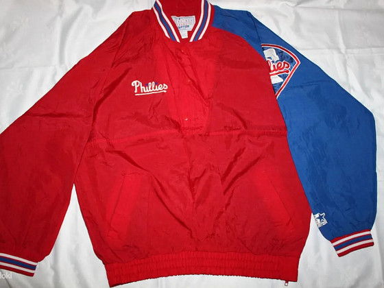 Винтажная анорак-куртка Starter 90-х Philadelphia Phillies M