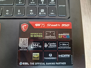 Sülearvuti MSI GS75 Stealth 17.3" RGB (5 foto / 7)