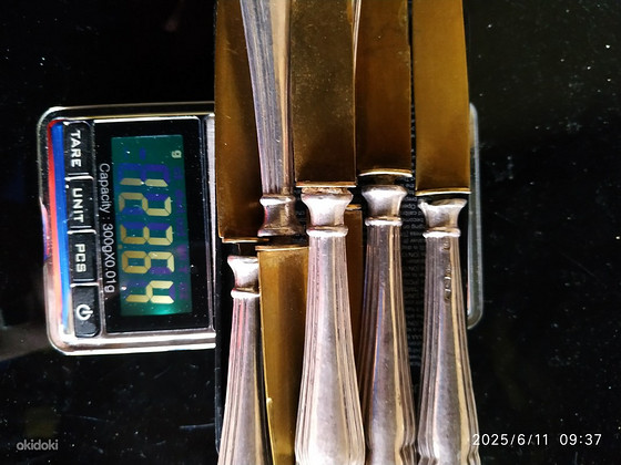 Hõbe 813 proov + kuld 750 proov