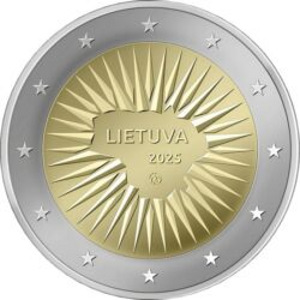 2 евровые монеты 2025 (5 фото из 5)