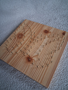 Нитяное искусство / String art / Набор для творчества для де (4 фото из 8)