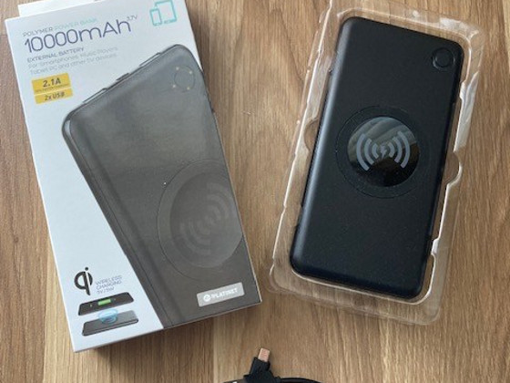 Müüa akupank Platinet akupank 10000mAh 2xUSB Wireless QI