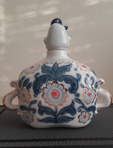 Винтаж.Штоф«Казак с курительной трубкой».1960-90гг.Коростень (3 фото из 4)