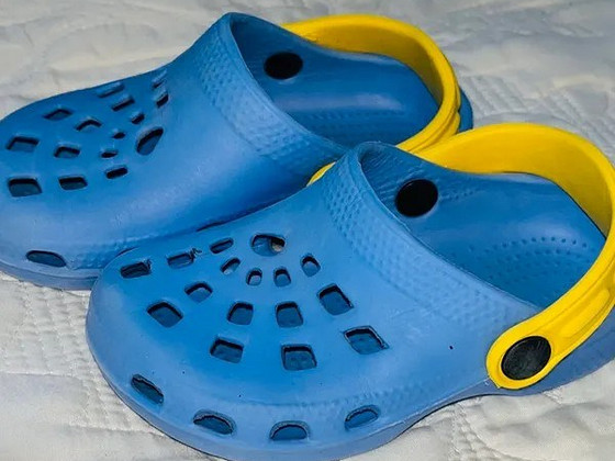 Шлёпанцы в стиле Crocs, в хорошем состоянии, размер 24, внутри 14,5 см