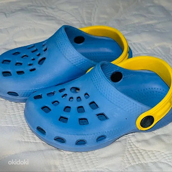 Шлёпанцы в стиле Crocs, в хорошем состоянии, размер 24, внутри 14,5 см