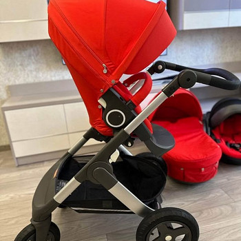 Müüa punast värvi Stokke® Trailz lastekäru — täiskomplekt!