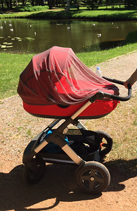 Müüa punast värvi Stokke® Trailz lastekäru — täiskomplekt! (2 foto / 6)