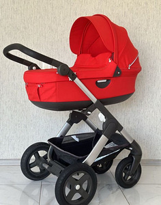 Müüa punast värvi Stokke® Trailz lastekäru — täiskomplekt! (4 foto / 6)