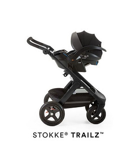 Müüa punast värvi Stokke® Trailz lastekäru — täiskomplekt! (6 foto / 6)