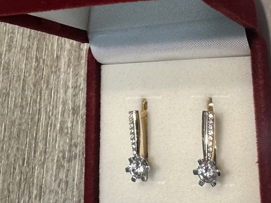 Серьги 585 3,04 г