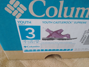 Columbia laste sandaalid, suurus 34 (6 foto / 6)