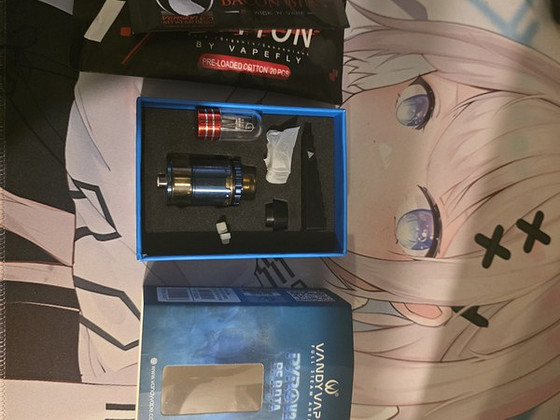 Продам бак Pyro V2 BF RDTA с полной комплектацией и ватой, в