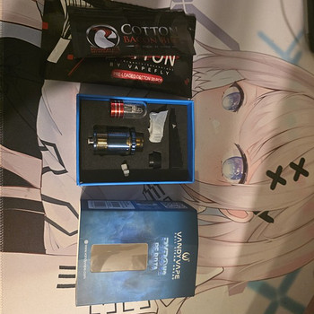 Müün Pyro V2 BF RDTA paagi täiskomplektina ja vatiga, uue seisukorras