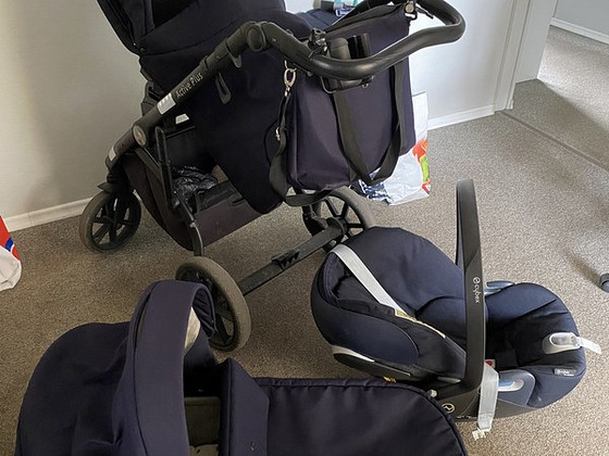 Nordbaby коляска-комплект + cybex cloud z i-size автолюлька