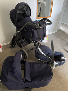 Nordbaby коляска-комплект + cybex cloud z i-size автолюлька (1 фото из 10)