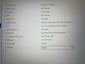 Lenovo Yoga Pro 7 14" (3 foto / 3)