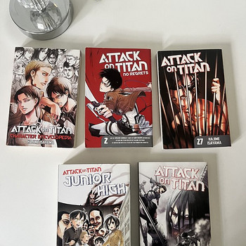 Manga ja raamatud Attack on Titan'i kohta