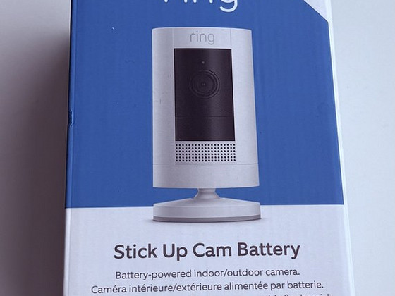 Ring Stick Up Cam Battery , White