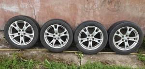 Диски литые + летние шины toyo R37 mitsubishi outlander 225/ (1 фото из 2)
