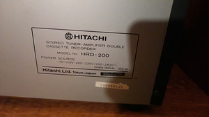 HITACHI музыкальный центр. (3 фото из 5)