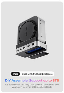 ORICO MiniDock Vertical Mac Mini M4 Dock Stand (2 фото из 10)