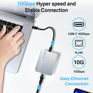 Acasis USB4 to 10 Gigabit Ethernet Adapter with Thunderbolt (2 foto / 7)