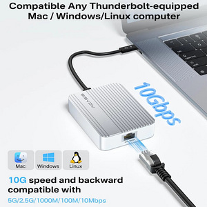 Acasis USB4 to 10 Gigabit Ethernet Adapter with Thunderbolt (3 foto / 7)