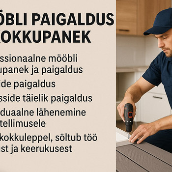 Mööbli paigaldus, väikeparandus