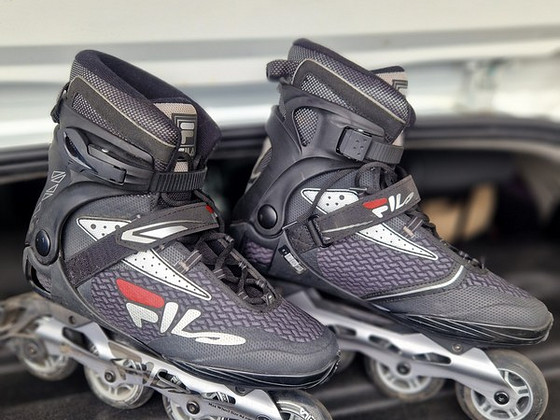 Роликовые коньки Fila Legacy Pro 80 Fitness-Skates Black