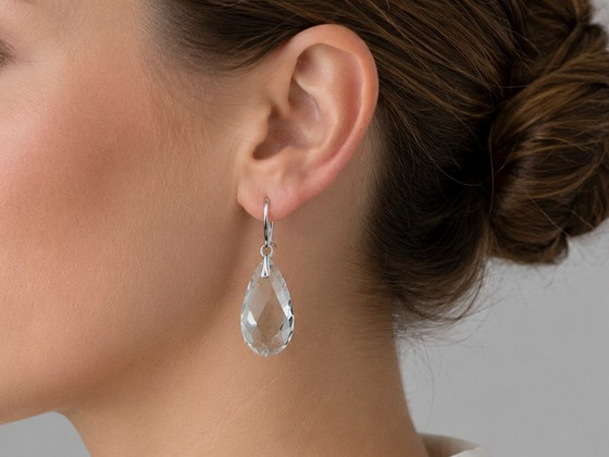 Серьги с кристаллами Swarovski
