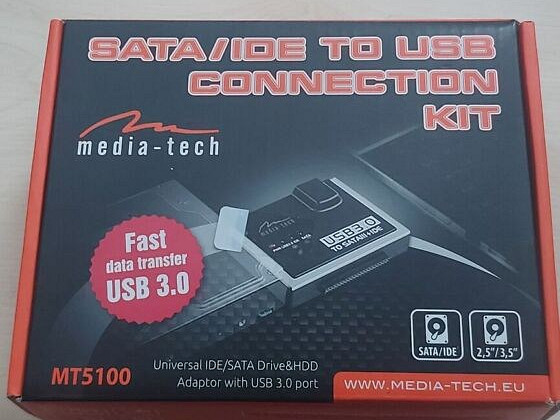 Многомостовой адаптер Media-Tech MT5100 IDE SATA USB3.0