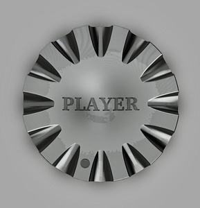 3D-печатная центральная заглушка для диска – Player Alloy 14 (6 фото из 7)