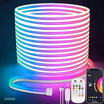 2-метровая светодиодная RGB неоновая лента + пульт
