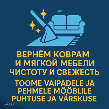 Mööblipesu ja vaibapesu/стирка мягкой мебели и ковров