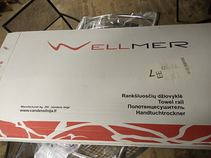 Полотенцесушитель Wellmer новый в упаковке (1 фото из 2)