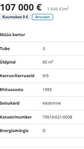 Mõisavahe tn 46, Annelinna, Tartu, Tartumaa (3 фото из 3)