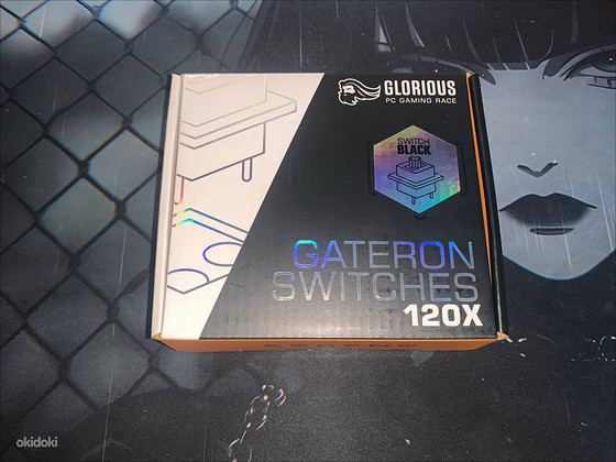 GLORIOUS GATERON MECHANICAL SWITCHES 120X BLACK COLOR