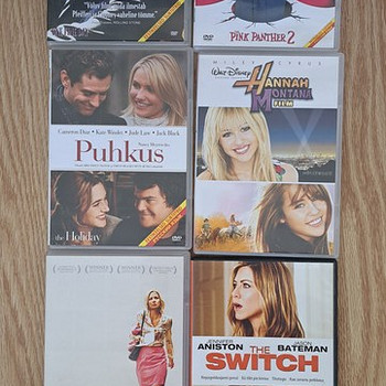 Erinevad DVD filmid