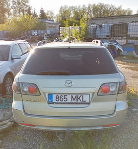 MAZDA 6 2,0 BENSIIN, MANUAAL, VARUOSAD (2 foto / 10)