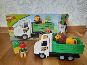 Lego Duplo автомобиль зоопарка с львом (1 фото из 1)