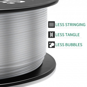 PETG Valge 3D Prindi Filament 1.75mm 1kg/rull (3 foto / 3)
