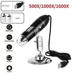 1600X digitaalne mikroskoobikaamera 3in1 C-tüüpi USB (6 foto / 7)