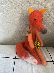 Uued käsitöö mänguasjad — hunt ja rebane (paar) (3 foto / 4)