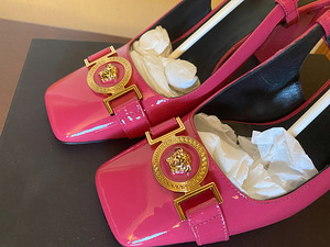VERSACE VERNICE FUXIA-ORO SLING BACK (2 foto / 7)