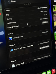 MacBook Pro 16” (M1, 2021) | 16 GB RAM | 500 GB SSD | Suurep (6 foto / 6)