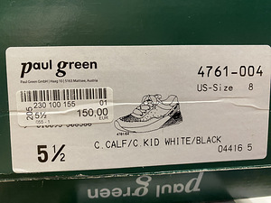 Кроссовки кожаные 38,5 Paul Green Austria (2 фото из 9)