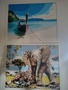 Продам картины разукрашенные по номерам (4 фото из 10)