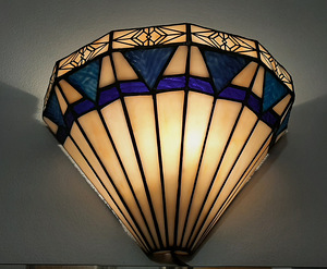 Laevalgusti ja seinavalgusti Tiffany disainis (4 foto / 4)